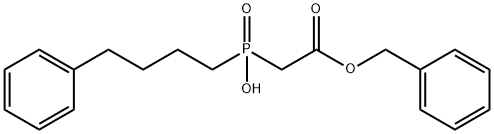 Benzylhydroxy(4-fenylbutyl)fosfinoylacetaat