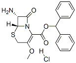 difenylmethyl (6R-trans)-7-amino-3-methoxy-8-oxo-5-thia-1-azabicyclo[4.2.0]oct-2-een-2-carboxylaat monohydrochloride