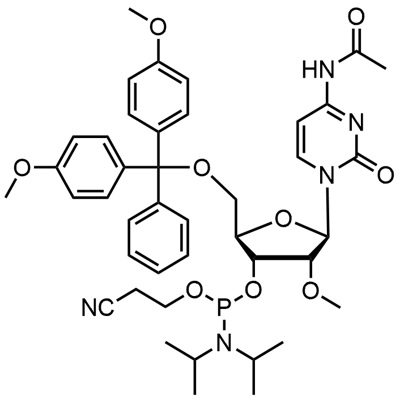 DMT-2′O-Methyl-rC(ac) Fosforamidiet