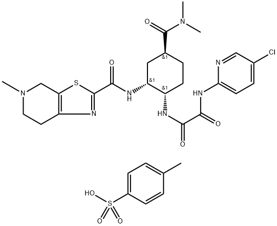 Edoxaban (TsOH-zout)