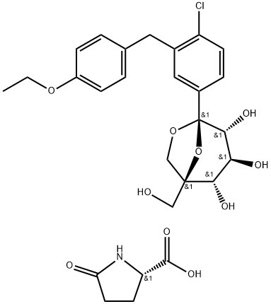 Ertugliflozine L-pyroglutaminezuur
