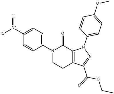 ethyl-1-(4-methoxyfenyl)-6-(4-nitrofenyl)-7-oxo-4,5,6,7-tetrahydro-1H-pyrazolo[3,4-c]pyridine-3-carboxylaat