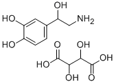 L-4-(2-Amino-1-hydroxyethyl)-1,2-benzeendiolbitartraat
