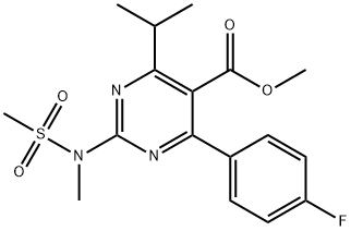 Methyl-4-(4-fluorfenyl)-6-isopropyl-2-[(N-methyl-N-methylsulfonyl)amino]pyrimidine-5-carboxylaat