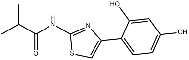 N-[4-(2,4-dihydroxyfenyl)-1,3-thiazool-2-yl]-2-methylpropanamide