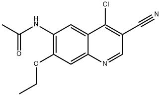 n-(4-chloor-3-cyaan-7-ethoxy-6-chinolinyl)acetamide