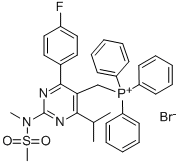 Fosfonium, [[4-(4-fluorfenyl)-6-(1-methylethyl)-2-[methyl(methylsulfonyl)amino]-5-pyrimidinyl]me