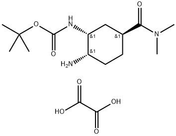 Tert-Butyl(1R,2S,5S)-2-azido-5-[(dimethylamino)carbonyl]cyclohexylcarbamaatoxaalzuur