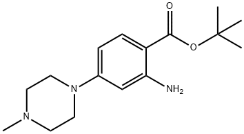 tert-butyl-2-amino-4-(4-methylpiperazine-1-yl)benzoaat