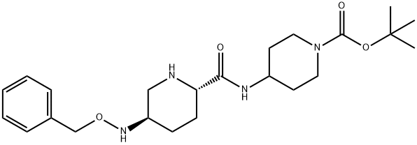 tert-butyl-4-((2S,5R)-5-(benzyloxyamino)piperidine-2-carboxamido)piperidine-1-carboxylaat 4-methylbenzeensulfonaat