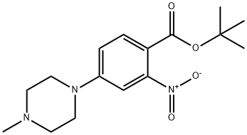 tert-butyl-4-(4-methylpiperazine-1-yl)-2-nitrobenzoaat
