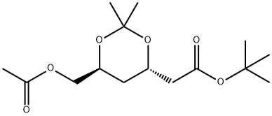 tert-Butyl (4R-cis)-6-[(acetyloxy)methyl]-2,2-dimethyl-1,3-dioxaan-4-acetaat