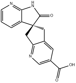 6S)-2'-oxo-1',2',5,7-tetrahydrospiro[cyclopenta[b]pyridine-6,3'-pyrrolo[2,3-b]pyridine]-3-carbonzuur